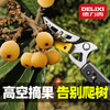 Delixi Fruit Picking Artifact Pruning Shears Telescopic High-Altitude Fruit Picking Scissors Extended Lychee Loquat Longan Picker Deli Delixi_Fruit Picker Spare Head Individual Blade