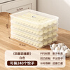 Ye Yu 30 days 1008 pieces frozen dumpling box dumpling plate refrigerator quick-frozen dumpling bag dumpling chaos large capacity multi-layer preservation pp-frozen professional transparent add a cover to the dumpling queue