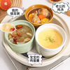 Persson ceramic stew pot water-proof stew pot with lid household steamed egg bowl stewed bird's nest cup egg custard special small crock pot for soup thickening white 2 pieces 500ml