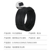 Yilan wire-wrapped plastic galvanized bundling packaging iron tie industrial binding line PVC plastic-coated iron wire flat roll wire diameter 0.75mm black flat (55 meters) *2 YL3755