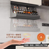 Funwudou Customized Pull Basket Kitchen Cabinet Electric Vertical Lift Wall Cabinet Pull Basket Intelligent Voice Touch Switch Pull-Down Seasoning 500 Cabinet Intelligent Electric Lift Pull Basket (Voice + Touch Double Layer Electric Lift