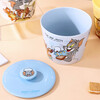 Tom and Jerry ceramic bowl, good-looking instant noodle bowl for girls and children, large-capacity instant noodle cup, microwavable with lid, advanced Tom and Jerry co-branded instant noodle bowl - Tom gift box