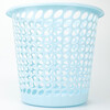 Jinshiluo K599 Trash Can Paper Basket Blue 5 Pieces Hollow Trash Can Bathroom Plastic Trash Can Trash Can
