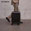 Samsonite high-end suitcase front opening business trolley suitcase men's suitcase QX0 gift for boyfriend on Chinese Valentine's Day black-carry-on suitcase 20 inches