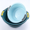 Hesdig JG-881 plastic cleaning basin thickened plastic basin cleaning basin small light blue