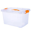 Sifu Keding storage box with handle storage box storage box miscellaneous tool storage box with lid transparent large (41*29*23)