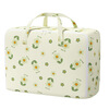 Quilt bag storage bag luggage bag moving express clothes large packing bag quilt special extra large capacity wear-resistant 60*30*48cm large capacity beige flowers