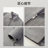 EMZ Ordos wool-containing fabric men's jacket top soft and crisp classic lapel warm