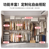 Gemeite 0.7m wardrobe bedroom household wardrobe steel metal wardrobe steel frame structure all steel plate shelf type wardrobe 0.7m A type