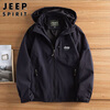 JEEP SPIRIT Jeep jacket men's work jacket men's autumn and winter casual sports high-end assault hooded style clothes