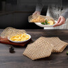 Quanshi Zhuda net bamboo steaming mat bamboo bamboo mat anti-stick pot bottom stewed fish anti-paste artifact hexagonal bamboo grate 9 up to 10 pieces