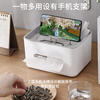 Lelandi tissue box multi-functional storage rack paper box desktop living room coffee table remote control storage box Nordic gray L1120