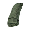 Jiuqiangu nylon rope 6mm*50m military green packing rope packing tape high strength binding rope core-covered wear-resistant and anti-aging nylon tie braided rope clothesline packaging rope