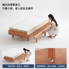 Miwu bedroom small space artifact all solid wood beech sliding bed beech sliding bed 1500mm*2000mm