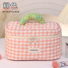 Cambodia-Chongqing Cosmetic Bag Storage Bag Pink Cute Large Capacity Birthday Gift Women's Portable Cosmetic Travel Bag Handbag Cosmetic Storage Bag Rose Pink + Large Capacity