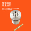 Rentian N-type mounting connector RF coaxial connector is suitable for SYV50-7 wire N-type male straight head 1 piece N/J-50-7