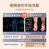 NUIBC black technology non-invasive blood sugar smart ring Ring measures blood lipids, uric acid, blood pressure, heart rate, sleep blood oxygen, body temperature, health monitoring ring, sports, Huawei, Samsung, Xiaomi, universal, gold, blood sugar, blood lipids, uric acid, body temperature, 10 finger circumference/circumference 65mm