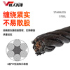 Ironman Pioneer oil wire rope hemp core steel wire rope gantry crane hoist lifting rope oily 6 strands 19 wire 8mm-1 meter