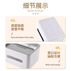 Lelandi tissue box multi-functional storage rack paper box desktop living room coffee table remote control storage box Nordic gray L1120