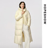 Red sleeve (hopeshow) down jacket 89124420925 Cream pudding XS