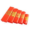 Red garbage bag plastic bag with blessing characters thickened vest portable size medium shopping gift bag packaging custom wholesale 35*55+gold characters+five silks+90 pcs