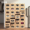 Forty Thousand Kilometers transparent drawer shoe box heightening and thickening pull-out shoe storage box carton simple shoe rack shoe cabinet storage space saving