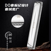 Guoguang 28-hole Guozhimeng performance-grade upgraded polyphonic C harmonica (new transparent fret, silver)