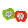Qinkai Stainless Steel Apple Fruit Cutting Artifact Home Creative Slicing Melon and Fruit Divider Slicing Flap Cutting Fire Paint Seal Core Cutting Fruit Artifact into Eight Pieces 1 Piece Stainless Steel Blade/Active (Quick Grab)