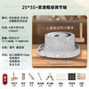 Small stone mill household millstone natural millstone hand push old bluestone granite handmade small intestine powder machine rice pulp machine new thickened 25*35cm + thickness adjustment shaft