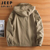 JEEP SPIRIT Jeep jacket men's work jacket men's autumn and winter casual sports high-end assault hooded style clothes