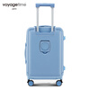 Voyagetime suitcase trolley case small boarding case universal wheel student suitcase sturdy and durable password box 16 inches blue