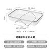 Shuangshan 304 stainless steel drain basket retractable kitchen sink vegetable basket household fruit basket drain rack large - telescopic length 36~54 width 24.5 height 8cm
