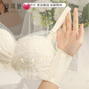 Mankejiao underwear women's small breasts are gathered and enlarged, adjustable, no steel ring, secondary breasts, anti-sagging, summer thin lace bra