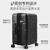 Hervas suitcase 20 inches, can be boarded on the plane, trolley case, large capacity travel luggage, password box, black, thickened case, more resistant to manufacturing, 20 inches, 2-4 days short distance, standard boarding case