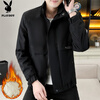 Playboy (PLAYBOY) jacket men's velvet thickened jacket men's autumn and winter work wear casual high-end warm cotton clothes