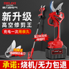Delixi Electric Electric Pruning Scissors Lithium Battery Electric Scissors for Cutting Branches and Gardens Special Rechargeable Aerial Scissors Brushless Upgraded Model 5 Sections 2.0Ah One Charge One Charge + Liter