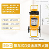 Portable 4kg Class D fire extinguisher D-type metal yellow bottle magnesium sodium aluminum molybdenum dry powder fire extinguisher 4kg7kg30kg Class D trolley type 35kg