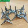 Fengxi shipped confidentially, Tribulus square nails, large round nails, triangular spikes, three-prong shoe repair nails, 40 triangular nails (total height 2.5 cm)