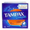 TAMPAX imported tampons, duct-type, non-sensory, built-in tampons, long duct, short duct tampons, super large flow, 16 pcs, 1 box, short style