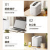Midea ice machine household small ice machine mini dormitory office automatic cleaning bullet ice 15KG touch screen kitchen small appliances MBJ-15D16EA touch style丨fully automatic cleaning丨Nissan ice 15KG