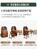 Xiao Mu Wu cabin new small apartment telescopic folding dining table and sideboard integrated mid-century style solid wood dining table and chair combination one table and two chairs (#80 chair)