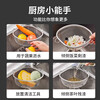 MUYA Stainless Steel Sink Filter Refreshing Sink Washing Water Kitchen Waste Draining Triangular Basket for Leftovers