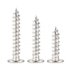 TMJD MISS304 stainless steel screws m4*16 self-tapping screws cross round head TA screws flat head CA self-tapping screws 304 round head TA screws m4*16