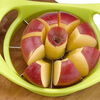Qinkai Stainless Steel Apple Fruit Cutting Artifact Home Creative Slicing Melon and Fruit Divider Slicing Flap Cutting Fire Paint Seal Core Cutting Fruit Artifact into Eight Pieces 1 Piece Stainless Steel Blade/Active (Quick Grab)
