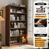 Jiayi solid wood bookcase storage cabinet integrated wall combination cabinet living room floor-standing bookshelf storage rack storage cabinet display cabinet