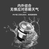 Jinhong metal button switch 22MM high current with light power supply start button reset button self-locking waterproof self-locking - stainless steel - ring power supply mark - blue 220V