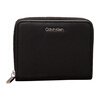 Calvin KleinCK women's bag logo zipper wallet card bag clutch K60K610300 black light luxury gift for girlfriend