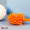 Pure bucket brush long handle 62CM high temperature resistant silicone integrated small brush head kitchen sewer dredging laboratory cleaning 62CM