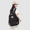 New style backpack for high school students, junior high school students, junior high school students, simple school bags, middle school students, college students, large capacity backpacks for boys, black