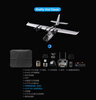 Lingle Chuiqi Y3 tilting fixed-wing UAV FireFlyVtol aerial photography long endurance FPV industrial grade flight control customized model ready to fly 4K version (with screen control) including air speed